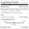 Luxrite HX10.5 LED Light Bulbs 4.5W 60W Equivalent 500LM 4000K Cool White Dimmable E12 Base, 6PK LR21672-6PK - alternate 6